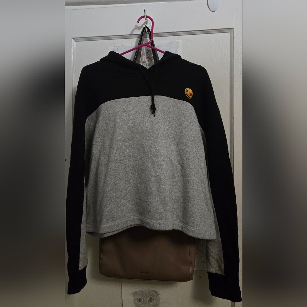 Joe Boxer Black and Gray Women's Sweatshirt
